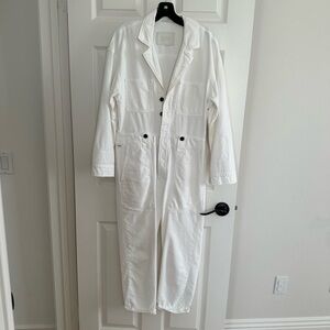 White Utility Jumpsuit